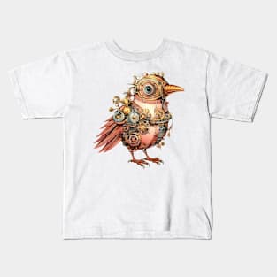 Steampunk Bird Kids T-Shirt